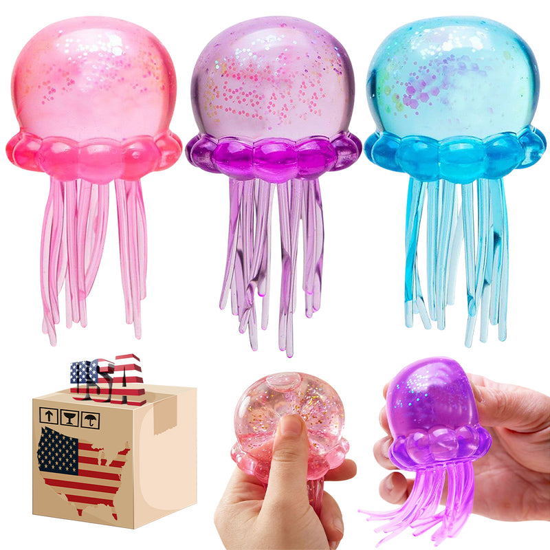Rts usa_NEE DOH soft squeeze decompression Jelly fish squishy Squeeze Stress Ball toys_nina