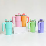 Rts usa_20oz matt candy macaron colored blank sublimation kids student toddler travel mugs_nina