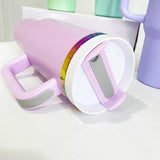 Rts usa_40oz H2.0 macaron powder coated rainbow plated quencher tumbler mugs cups_nina