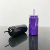 Rts usa_Halloween 16oz blank sublimation stainless steel vacuum insulated black purple metal cans for UV DTF wraps_nina