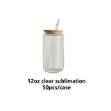 Rts usa_12oz 16oz 20oz blank sublimation clear frosted glass cans with bamboo lids_nina