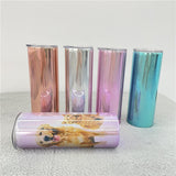 20oz blank sublimation magic mirror metallic electroplate holographic skinny tumblers_nina