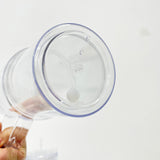 Rts usa_Pre-drilled 40oz clear snowglobe plastic mug with Lid, Straw, Stopper for Glitter and UV DTF wraps_nina