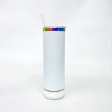 20oz matt colored macaron rainbow underneath straight speaker tumblers_nina