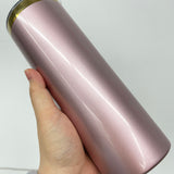 20oz 30oz shiny rose pink gold plated tumblers for sublimation and laser engraving_nina