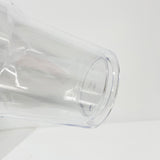 Rts usa_Pre-drilled 40oz clear snowglobe plastic mug with Lid, Straw, Stopper for Glitter and UV DTF wraps_nina