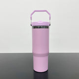 30oz black underneath flip straw water bottles for laser engraving_nina