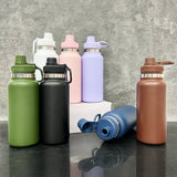 Rts usa_32oz Non Spill Wide Mouth Insulated water bottle with portable drinking spout lid_nina
