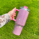 Rts usa_40oz vacuum insulated super sparkly multicolour rhinestone bling studded tumblers_nina