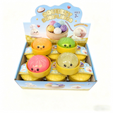 Rts usa_Colorful soft squeeze decompression Dumpling Stress Balls toys with Steamer Box_nina