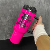 Rts usa_mirror black plated underneath 40oz H2.0 NEON colored blank sublimation tumbler mugs_nina