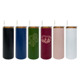 Rts usa_powder coated 20oz copper plated skinny straight tumbler coffee travel mugs_nina
