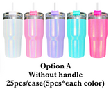 20oz kids sparkly shimmer holographic glitter blank sublimation quencher tumbler mugs_nina