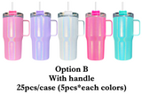 20oz kids sparkly shimmer holographic glitter blank sublimation quencher tumbler mugs_nina