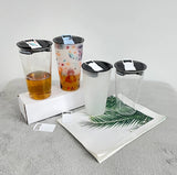 Rts usa_20oz clear frosted blank sublimation print glass with beer opener lids_nina