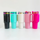 Rts usa_40oz rainbow plated powder coated tumblers for laser engraving_nina