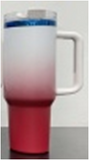 Rts usa_gradient white ombre colored powder coated black plated 40oz H2.0 tumblers_nina