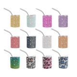 2oz 3oz mini bling rhinestone shot glass tumblers with lids and metal straws_nina