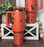 Rts usa_40oz H2.0 copper plated maple leaf red powder coated tumblers_nina