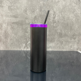 Rts usa_Mirror Purple Plated 20oz Powder Coated Stainless Steel Straight Tumblers for Laser Engraving_nina