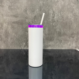 Rts usa_Mirror Purple Plated 20oz Powder Coated Stainless Steel Straight Tumblers for Laser Engraving_nina
