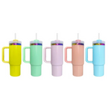 Rts usa_30oz H2.0 rainbow plated macaron matt colorful blank sublimation quencher tumblers_nina