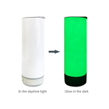 Rts usa_USB Charging vacuum insulated 20oz white sublimation glow in dark straight speaker tumblers_nina