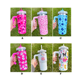 Rts usa_3D cute design printed H2.0 20oz kids tumblers with removable handle_nina