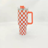 Double wall stainless steel 40oz H1.0 H2.0 checkered tumblers_nina