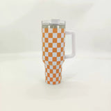 Double wall stainless steel 40oz H1.0 H2.0 checkered tumblers_nina
