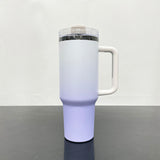 Rts usa_gradient white ombre colored powder coated black plated 40oz H2.0 tumblers_nina