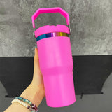 Rts usa_20oz rainbow plated kids flip top straw tumbler mugs for laser engraving_nina