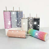 Rts usa_Bling Rhinestone 20oz Straight Tumbler with Lid and Straw_nina