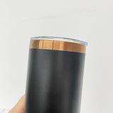 Rts usa_powder coated 20oz copper plated skinny straight tumbler coffee travel mugs_nina