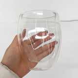 Predrilled 8oz 12oz 15oz Double Wall Round Shapes Glass Cups for Snow Globe and DTF Wraps_nina