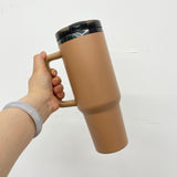 Rts usa_macaroon white blank sublimation 40oz leak proof removable flip straw tumblers_nina