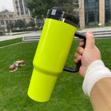 Rts usa_mirror black plated underneath 40oz H2.0 NEON colored blank sublimation tumbler mugs_nina