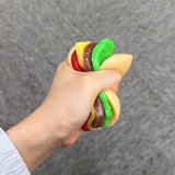 Needoh DIY 6 total pieces Stackable Detachable Removable Hamburger Squishy kit toys_nina