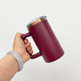 Rts usa_20oz copper plated coffee mugs tumblers with removable handle_nina
