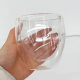 Predrilled 8oz 12oz 15oz Double Wall Round Shapes Glass Cups for Snow Globe and DTF Wraps_nina