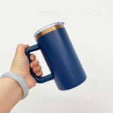 Rts usa_20oz copper plated coffee mugs tumblers with removable handle_nina