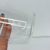 Predrilled 8oz 12oz 15oz Double Wall Round Shapes Glass Cups for Snow Globe and DTF Wraps_nina