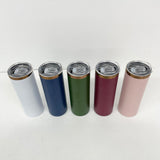 Rts usa_powder coated 20oz copper plated skinny straight tumbler coffee travel mugs_nina
