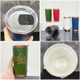Rts usa_powder coated 20oz copper plated Stainless Steel (or Ceramic-Lined) tumblers with magnetic sliding lids_nina