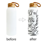 Rts usa_20oz bamboo lid blank sublimation colored frosted glass water bottles_nina