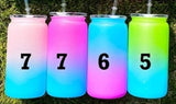 16oz gradient ombre matt colored acrylic plastic cans with lids_nina