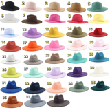 9.5cm blank suede western cowboy wide brim Suede hats for laser engraving burning_nina