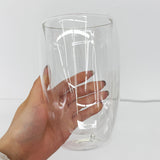 Predrilled 8oz 12oz 15oz Double Wall Round Shapes Glass Cups for Snow Globe and DTF Wraps_nina