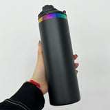 rainbow underneath 20oz straight sports water bottle for laser engraving_nina