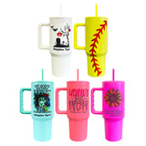 Rts usa_40oz H3.0 blank sublimation bright matt colored double wall stainless steel quencher tumbler mugs with flat lid and handle_nina